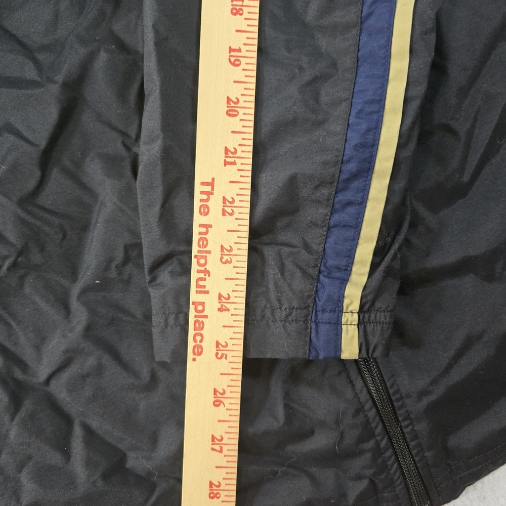 Vtg 90's Nike Navy Blue Windbreaker Track Suit Jacket Pants Silver Tag Stripe L - Picture 13 of 13